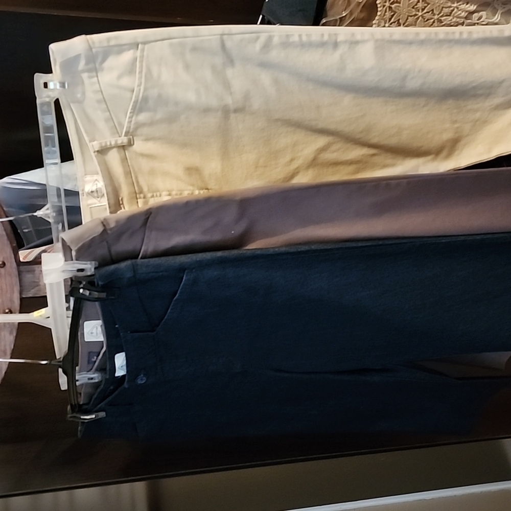 3 pairs cropped slacks size 12